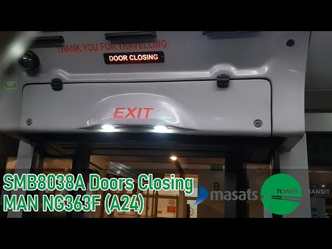 Masats | Tower Transit MAN NG363F (A24) [Gemilang] - SMB8038A Doors Closing