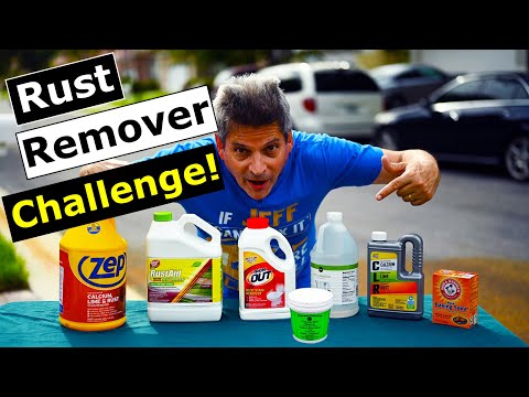 Rust Remover Challenge: What Removes Rust Stains Off Concrete?