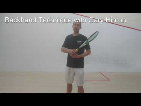 Squash Backhand Technique