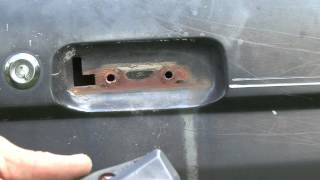 How to repair your ford broken door handle