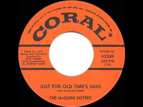 1961 HITS ARCHIVE  Just For Old Time’s Sake   McGuire Sisters