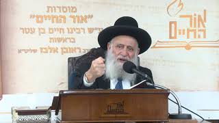 ביאורים על פרשת השבוע - פרשת וישב תשפ"ו (מוסדות אור החיים) - התמונה מוצגת ישירות מתוך אתר האינטרנט יוטיוב. זכויות היוצרים בתמונה שייכות ליוצרה. קישור קרדיט למקור התוכן נמצא בתוך דף הסרטון