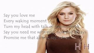 Josh Groban   All I Ask of You Duet with Kelly Clarkson w  Lyrics HD Asian