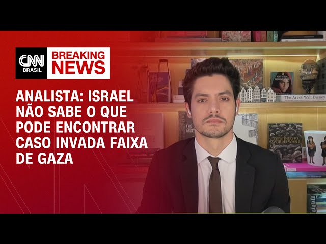 Analista: Israel não sabe o que pode encontrar caso invada Faixa de Gaza | CNN NOVO DIA