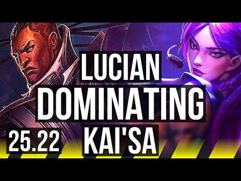 LUCIAN & Rakan vs KAI'SA & Poppy (ADC) | Comeback, 13/3/7, Dominating | KR Grandmaster | 25.22