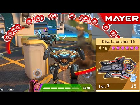 That's Why Disc Launcher 16 isn't OP 🇺🇦 Mech Arena