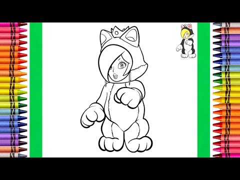 The Coloring Couple Presents: Coloring Cat Princess Rosalina | How to Color