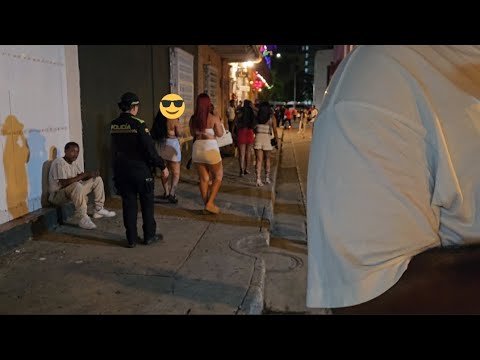 Colombia Cartagena Girls Getting Removed From The Streets
