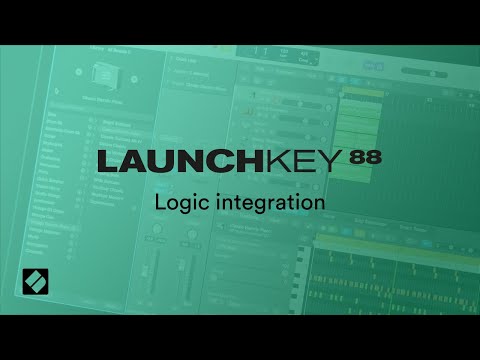 Launchkey 88 - Logic integration // Novation
