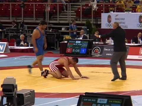 SWWC2013 / Aleksandr Hrabovik (BLR) - Shalva GADABADZE - GR 96 kg, 1/4 final match