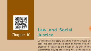 Class8th Civics Chapter 10 Law and Social Justice part 1 full explanation हिंदी में