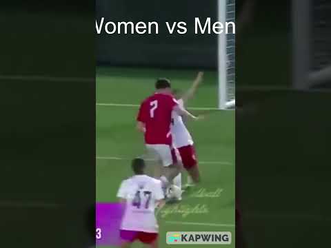 " Interesting "| ex USA Women vs Men | Highlights Football | BluBazz | Sports