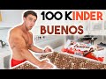 100 Kinder Buenos + 100,000lbs Workout in 100 Minutes | (Will Tennyson Challenge Accepted)