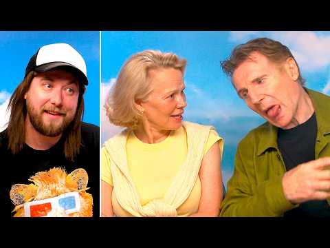 Liam Neeson & Pamela Anderson Get Saucy with Aussie Slang 