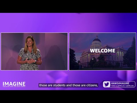 AWS IMAGINE for education, state, and local leaders 2023 – Keynote with Kim Majerus