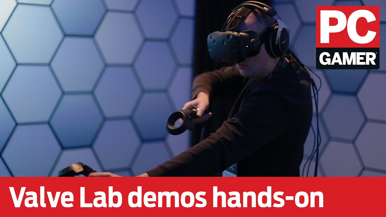 Hands-on with the Valve Lab demos on the HTC Vive - YouTube