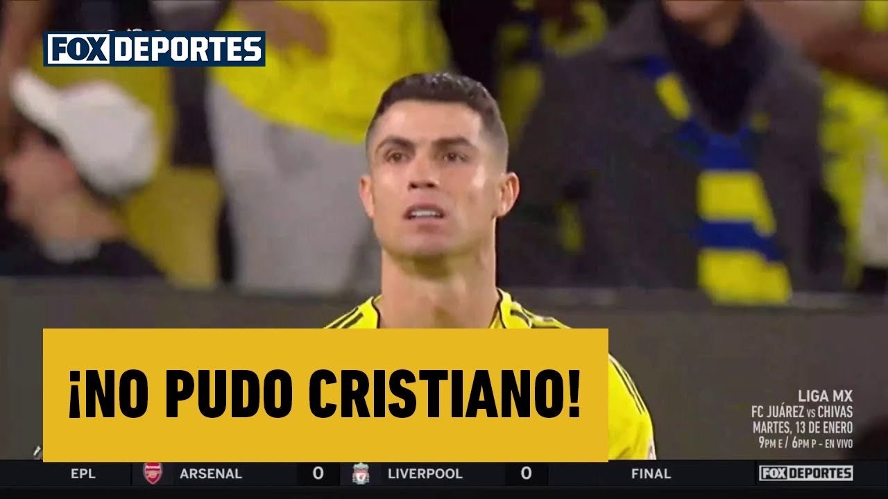 😳⚽️ ¡NO PUDO CRISTIANO! | Al-Nassr 0-0 Al-Qadsiah | Saudi Pro League | Jornada 14