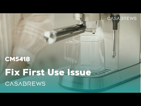 CM5418: Quick Fix for No Water Flow or Coffee Extraction