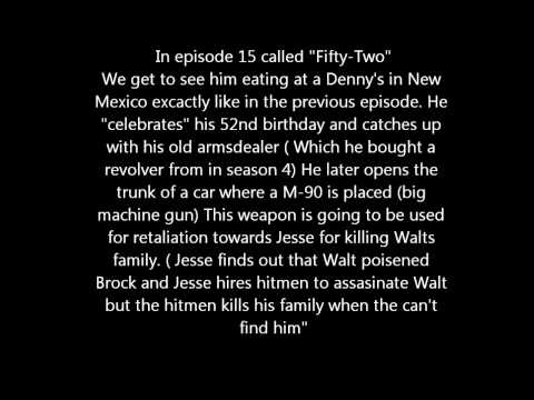 Breaking Bad Season 5 Ending (Walter dies and more) MAJOR SPOILER!!!