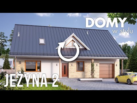 Projekt domu JEŻYNA 2 - widok 360º