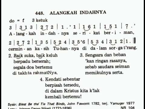 Kidung Jemaat  448 Alangkah Indahnya ( COVER )