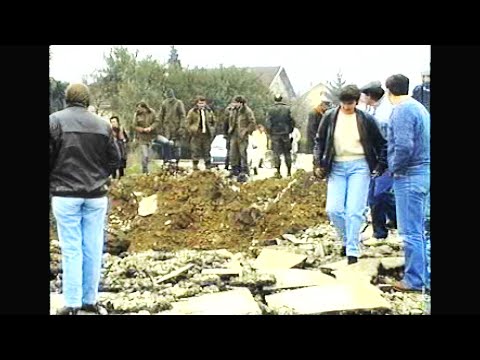 Podravska Slatina 28.10.1991. - Jutro poslije bombardiranja