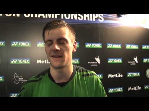 Yonex All England 2014 Post Match interview with Hans Kristian Vittinghus