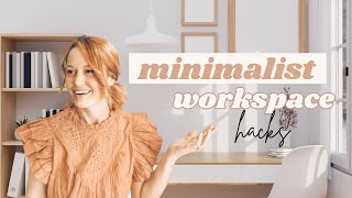 15 Tips for a Zen-Inspired Minimalist WORKSPACE at Home