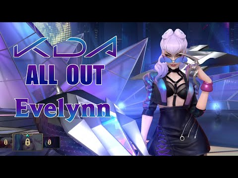 KDA ALL OUT EVELYNN Skin Spotlight - League of Legends Wild Rift