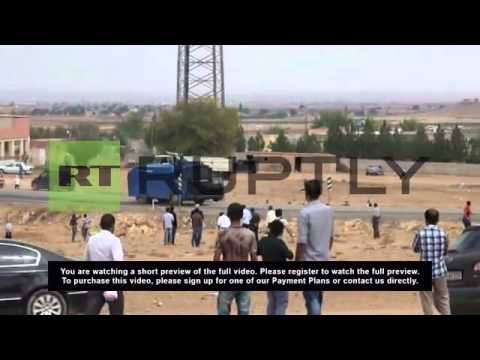 Turkey: Kurdish refugees clash with Turkish security forces near Syrian border