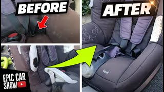 How to Clean Child Car Seats at home using THE SAFE WAY!!! Beginners Guide