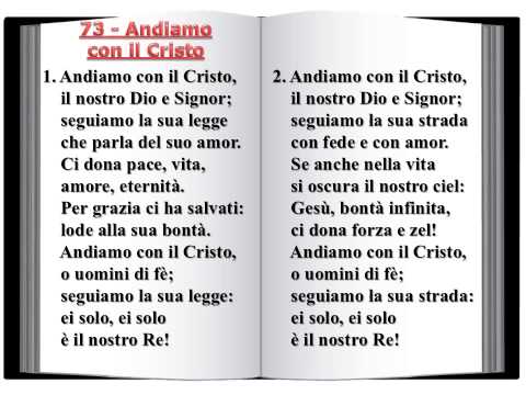 73 Andiamo con il Cristo - Innario Chiesa Cristiana Avventista del Settimo Giorno 2014
