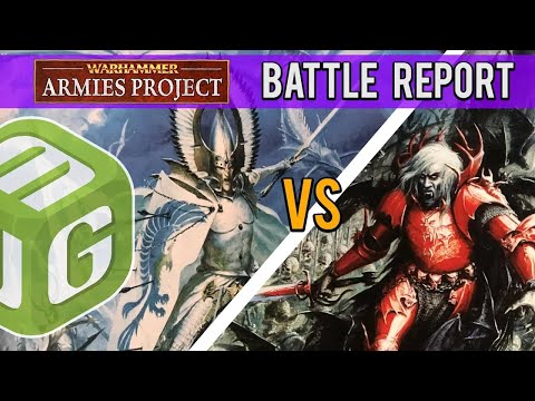 High Elves vs Vampire Counts Warhammer Armies Project Battle Report Ep 60