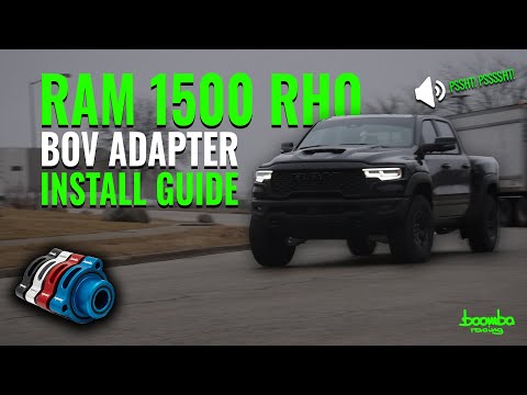 Boomba Racing Ram 1500 RHO Blow Off Valve Adapter Install