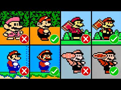 MARIO BOOTLEGS IMPROVED by FANS - Ultimate Comparison - 4K