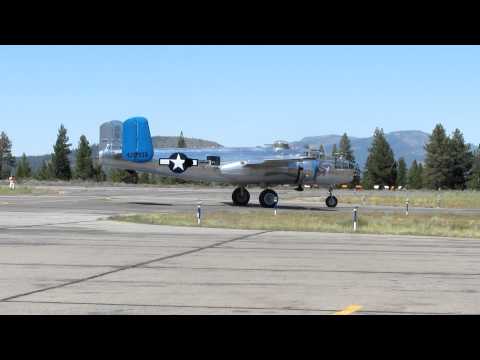 B25 Mitchell, at the Truckee Tahoe Airport - Air Fair & Family Festival  MVI_2978.MOV