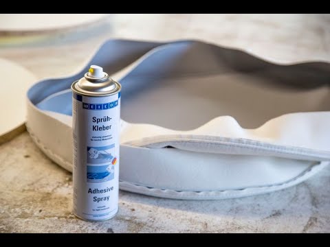 Клей-спрей WEICON средней фиксации видео