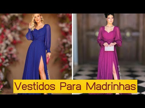 MODELOS DE VESTIDOS DE MADRINHAS: TENDÊNCIAS 2023 - Tipos e cores para você se inspirar!