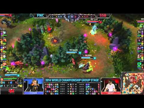 [LoLByTheNumbers] SSB vs FNC Game 2, Video Analysis - Worlds Group Stage