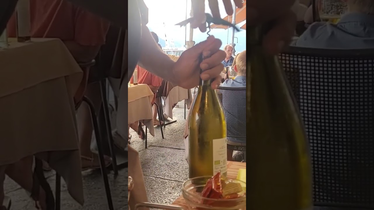 Correct Way of Removing Wine Cork #short #shortvideo #wine #skills #finedining