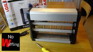 How to Change the Lamps on a 20 Watt Insect Killer Bug Zapper - INSTRUCTIONS