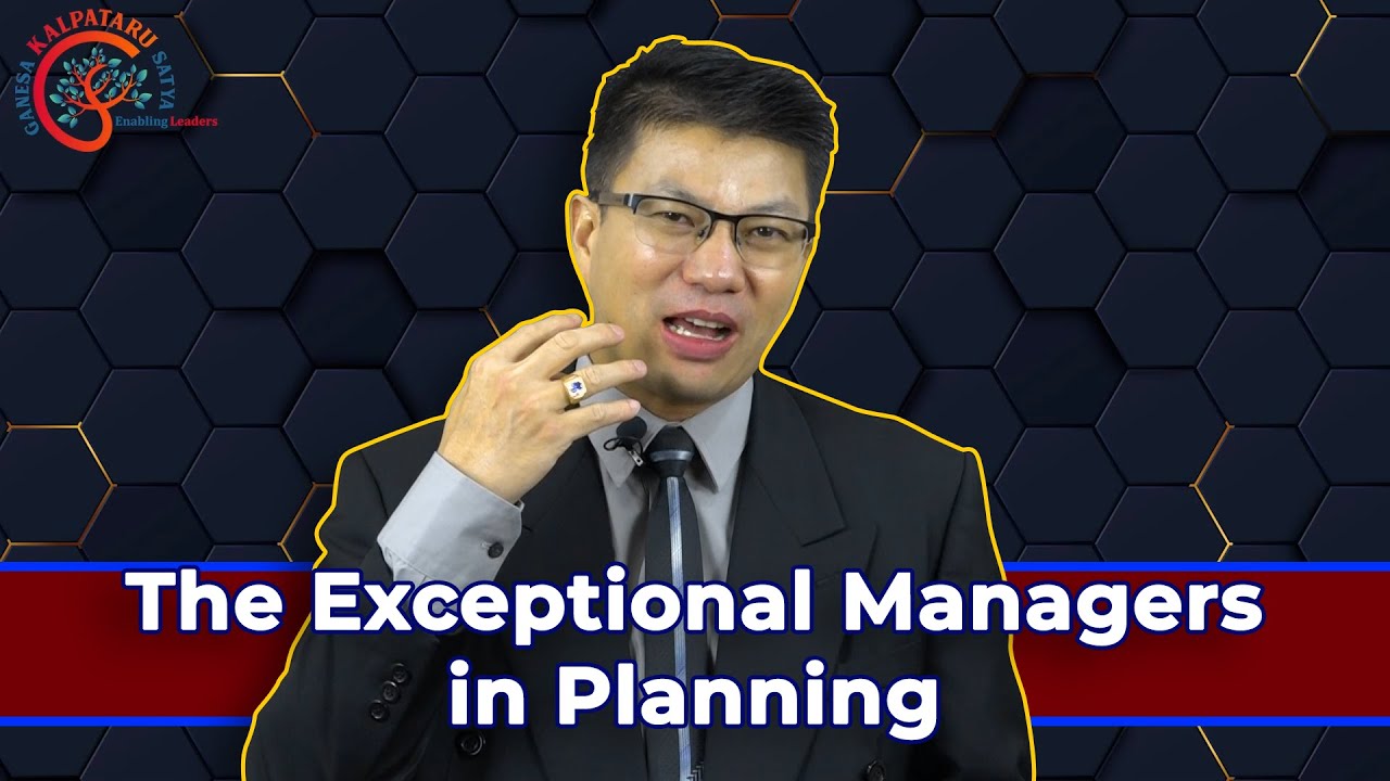 Episode 17 : THE EXCEPTIONAL MANAGERS IN PLANNING