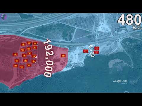 Battle of Thermopylae in 1 minute using Google Earth