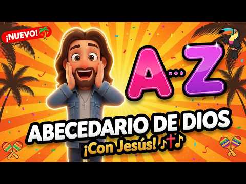 EL ABECEDARIO DE DIOS De la A a la Z Canción Cristiana Infantil ¡Aprende Bailando Cumbia con Jesús✝️