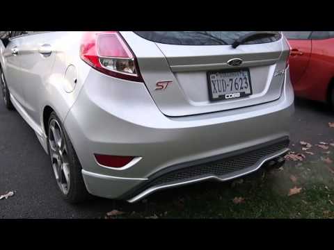 Fiesta St before after injen intake and cobb exhaust