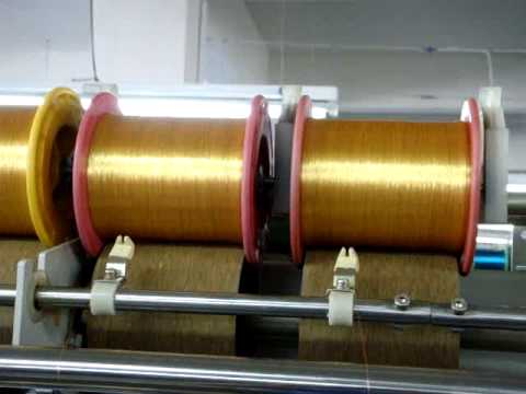 LB-214E  Metallic Yarn Covering Machine (ST Yarn, MS Yarn Making Machine).MPG