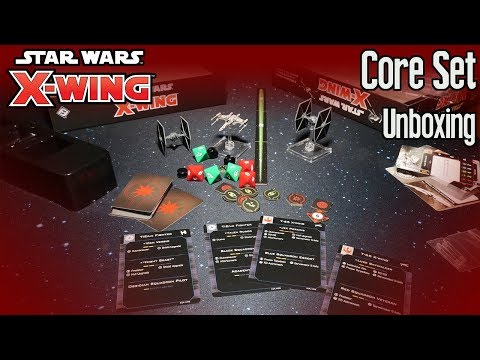 CORE SET UNBOXING AND DISCUSSION - X-wing Second Edition