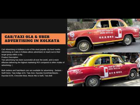 Ola uber advertising in kolkata