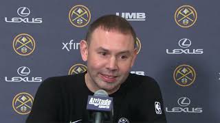 David Adelman PostGame Interview | Denver Nuggets vs Sacramento Kings