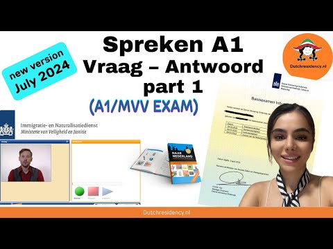 2024 New SPREKEN A1 exam questions-vraag Antwoord